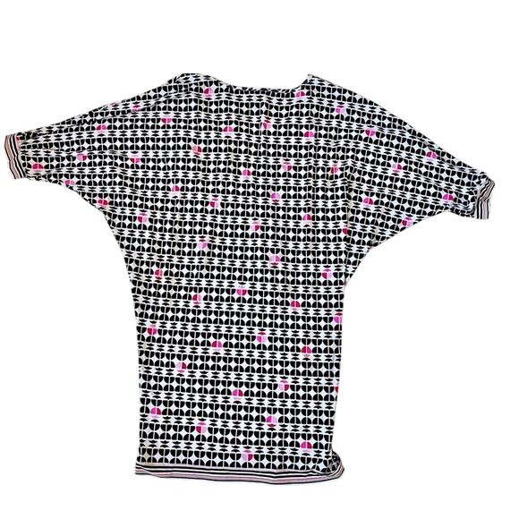 Trina Turk v neck Batwing geometric Mini Dress small - Picture 4 of 4